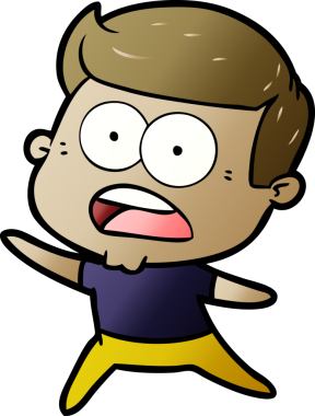 Bir insan tarafından çizilmiş bir karikatür.