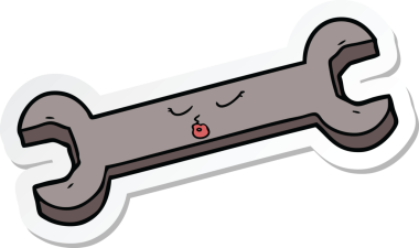 Bir insan tarafından çizilmiş çizgi film anahtarının çıkartması.