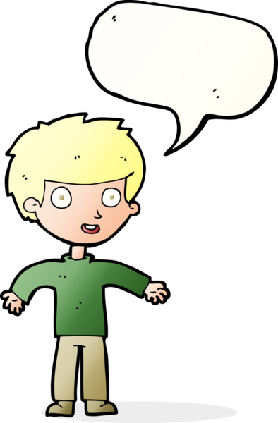 Bir insan tarafından çizilmiş konuşma balonlu mutlu adam çizgi filmi.