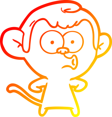 Bir insan tarafından çizilmiş sıcak çizgi çizgi çizgi çizimi.