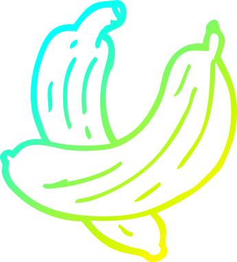 Bir insan tarafından çizilmiş bir salatalık çizimi.