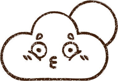 Şaşırmış Bulut Kömürü Bir insan tarafından çizilmiş