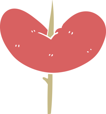 Bir insan tarafından çizilmiş bir çubuğa karalama sosisi.