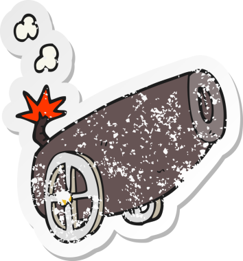 Bir insan tarafından çizilmiş karikatür topunun gerilimli yapıştırması.