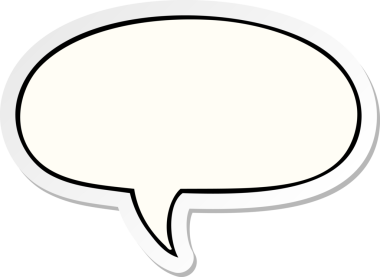 bir insan tarafından çizilmiş konuşma kabarcığı etiketli bir karikatür.