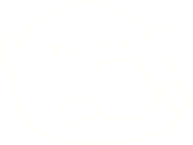 Bir insan tarafından çizilmiş şirin Penguen Tebeşiri