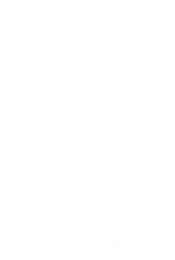 Bir insan tarafından çizilen Noel Köpeği Tebeşiri