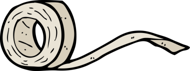 Bir insan tarafından çizilmiş çizgi film kaseti.