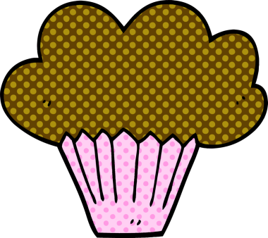 Bir insan tarafından çizilmiş karalama keki.