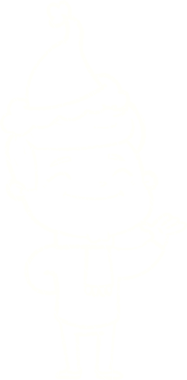 Bir insan tarafından çizilen Noel Adam Tebeşiri