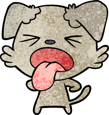 Bir insan tarafından çizilmiş iğrenç bir çizgi film.