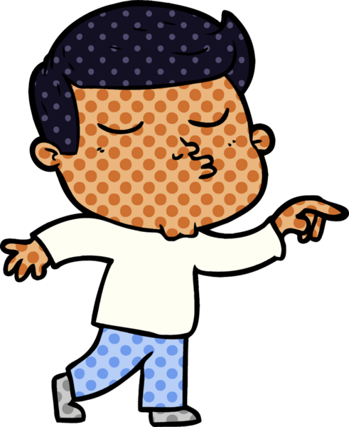 Bir insan tarafından çizilmiş karikatür mankeni adam.