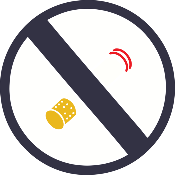 Sigara içilmeyen bir insan tarafından çizilmiş düz renkli retro çizgi film.