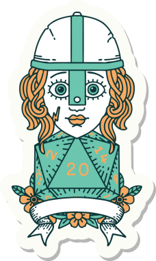 Bir insan tarafından çizilmiş 20 rulo doğal insan dövüşçüsünün çıkartması.