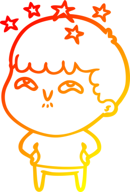 İnsan tarafından çizilmiş bir çizgi film karakteri.