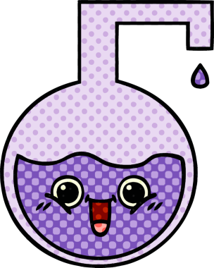 Bir insan tarafından çizilmiş bir bilim deneyinin çizgi romanı.