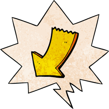 bir insan tarafından çizilmiş, konuşma baloncuklu çizgi film.