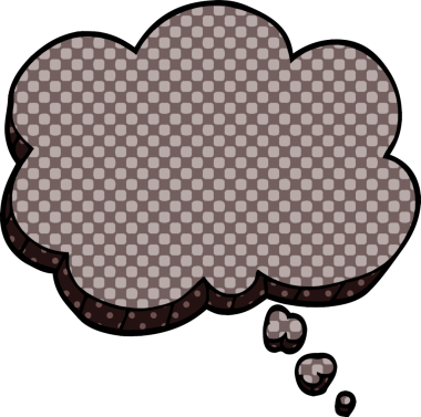 bir insan tarafından çizilmiş karalama ifade kabarcığı