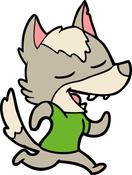 Çizgi film koşu kurdu bir insan tarafından çizilmiş.