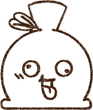 Bir insan tarafından çizilmiş çuval kömürü