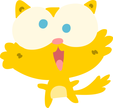 Bir insan tarafından çizilmiş çılgın çizgi film kedisi.