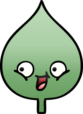 Bir insan tarafından çizilmiş dışavurumsal yaprağın gölgelenmiş çizimi