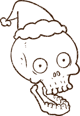 Bir insan tarafından çizilen Şenlikli Kurukafa Kömürü