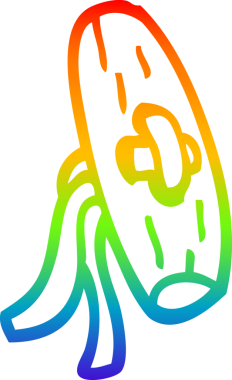 bir insan tarafından çizilmiş bir çizgi film düğmesinin çizimi