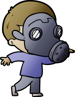 Bir insan tarafından çizilmiş gülen çizgi film adamı.