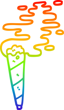 gökkuşağı gradyan çizgi çizimi bir insan tarafından çizilmiş tıbbi eklem