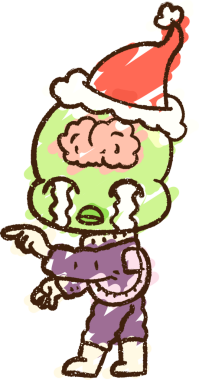 Bir insan tarafından çizilen neşeli uzaylı tebeşiri.