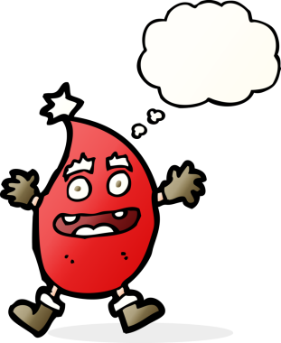 Bir insan tarafından çizilmiş düşünce baloncuğu olan komik bir Noel yaratığı.