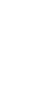 Bir insan tarafından çizilmiş çan tebeşiri