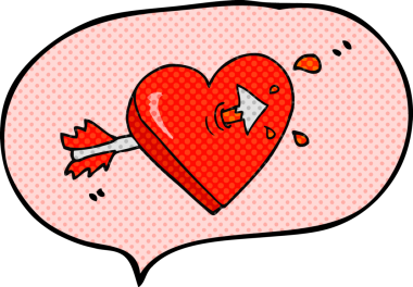 El yazısıyla çizilmiş çizgi roman konuşma balonu karikatürü oku insan tarafından çizilmiş bir çizgi roman balonu konuşma balonu.