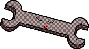 Bir insan tarafından çizilmiş çizgi film anahtarı.