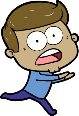 Bir insan tarafından çizilmiş bir karikatür.