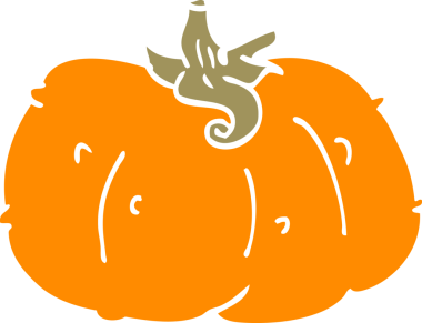 Bir insan tarafından çizilmiş karalama balkabağı.