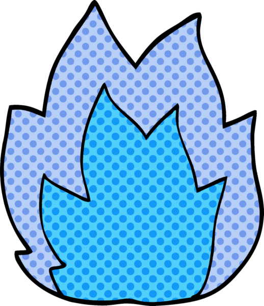 Bir insan tarafından çizilmiş çizgi film karalama patlaması alevi