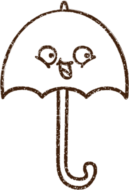 Bir insan tarafından çizilen Şemsiye Kömürü