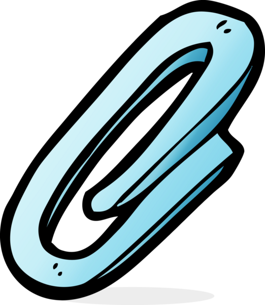 Bir insan tarafından çizilmiş bir ataç.