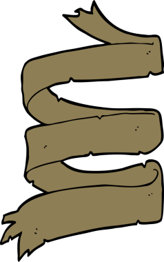 bir insan tarafından çizilmiş eski bir çizgi film.