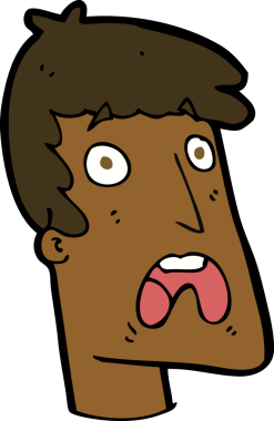 Bir insan tarafından çizilmiş bir karikatür.