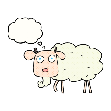 Bir insan tarafından çizilmiş serbest çizim baloncuk keçi.