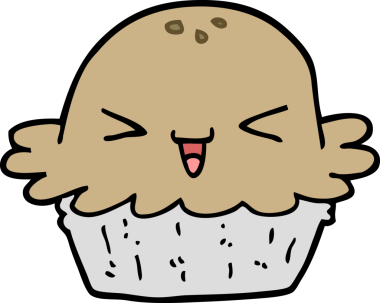 Bir insan tarafından çizilmiş şirin bir karikatür.