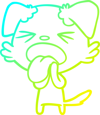 Bir insan tarafından çizilmiş iğrenç bir çizgi film çizimi.