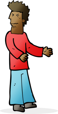 Bir insan tarafından çizilmiş iğrenç bir çizgi film.