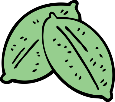 Bir insan tarafından çizilmiş karalama yaprağı.