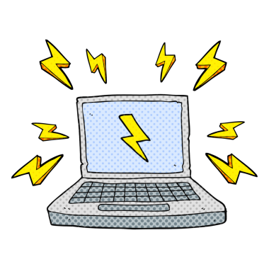 Bir insan tarafından çizilmiş serbest çizim dizüstü bilgisayar