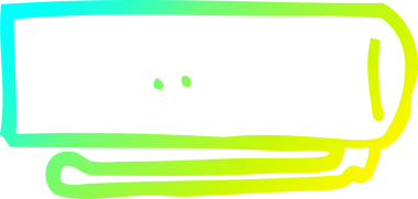 Bir insan tarafından çizilmiş karikatür kalem kapağının soğuk gradyan çizimi