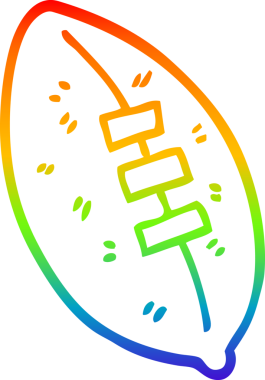 gökkuşağı gradyan çizgi çizimi bir insan tarafından çizilmiş bir futbol çizgi filmi